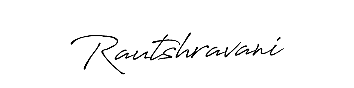 Create a beautiful signature design for name Rautshravani. With this signature (Antro_Vectra_Bolder) fonts, you can make a handwritten signature for free. Rautshravani signature style 7 images and pictures png