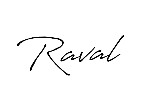 Also You can easily find your signature by using the search form. We will create Raval name handwritten signature images for you free of cost using Antro_Vectra_Bolder sign style. Raval signature style 7 images and pictures png