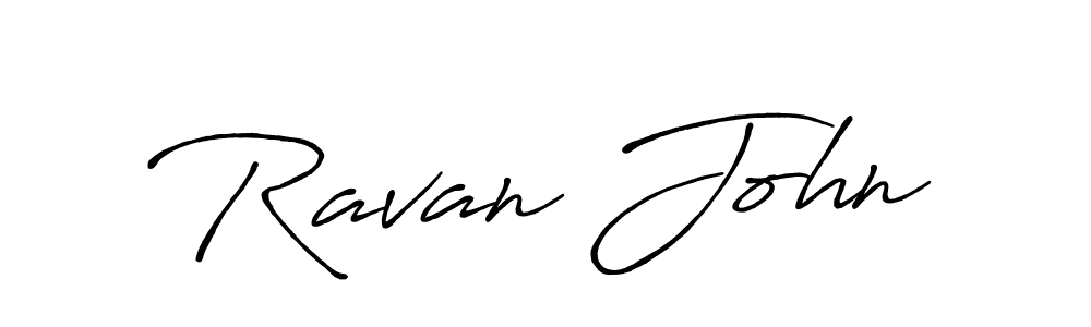 The best way (Antro_Vectra_Bolder) to make a short signature is to pick only two or three words in your name. The name Ravan John include a total of six letters. For converting this name. Ravan John signature style 7 images and pictures png