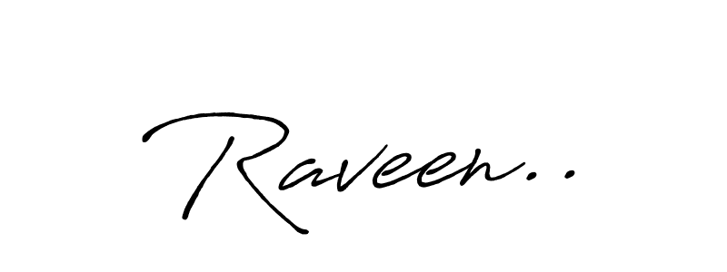 Similarly Antro_Vectra_Bolder is the best handwritten signature design. Signature creator online .You can use it as an online autograph creator for name Raveen... Raveen.. signature style 7 images and pictures png