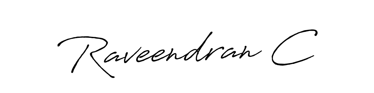 Also You can easily find your signature by using the search form. We will create Raveendran C name handwritten signature images for you free of cost using Antro_Vectra_Bolder sign style. Raveendran C signature style 7 images and pictures png