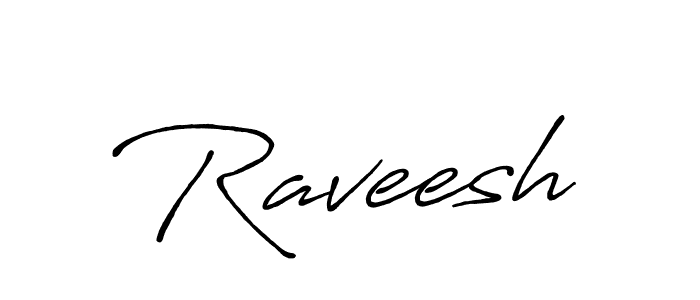 Create a beautiful signature design for name Raveesh. With this signature (Antro_Vectra_Bolder) fonts, you can make a handwritten signature for free. Raveesh signature style 7 images and pictures png