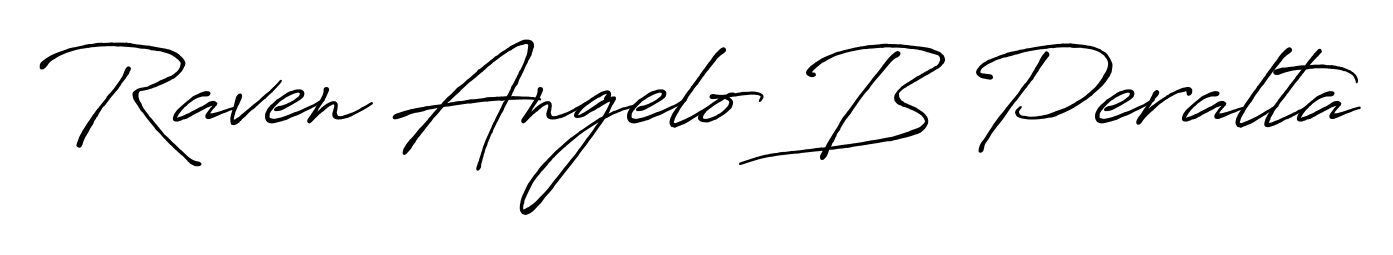 Discover the perfect balance of readability and style for Raven Angelo B Peralta with Antro_Vectra_Bolder font. Create your dream signature today. Raven Angelo B Peralta signature style 7 images and pictures png