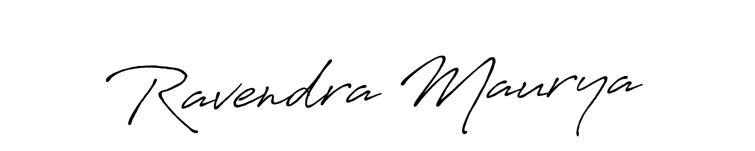 Ravendra Maurya stylish signature style. Best Handwritten Sign (Antro_Vectra_Bolder) for my name. Handwritten Signature Collection Ideas for my name Ravendra Maurya. Ravendra Maurya signature style 7 images and pictures png