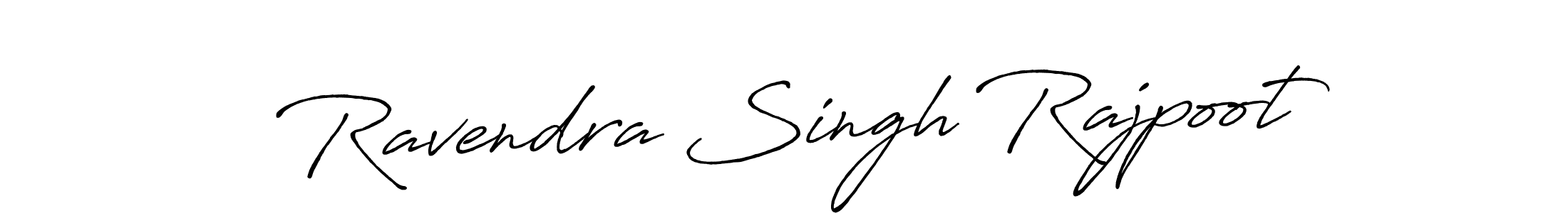 Create a beautiful signature design for name Ravendra Singh Rajpoot. With this signature (Antro_Vectra_Bolder) fonts, you can make a handwritten signature for free. Ravendra Singh Rajpoot signature style 7 images and pictures png