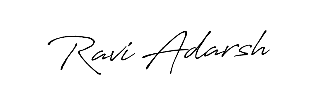 Make a short Ravi Adarsh signature style. Manage your documents anywhere anytime using Antro_Vectra_Bolder. Create and add eSignatures, submit forms, share and send files easily. Ravi Adarsh signature style 7 images and pictures png