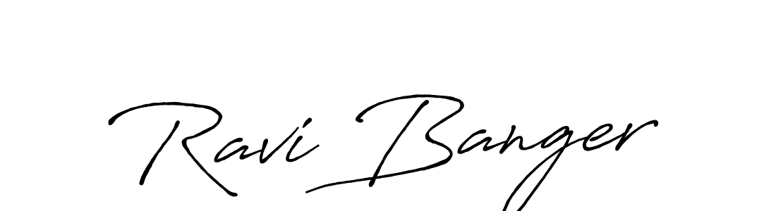 Create a beautiful signature design for name Ravi Banger. With this signature (Antro_Vectra_Bolder) fonts, you can make a handwritten signature for free. Ravi Banger signature style 7 images and pictures png