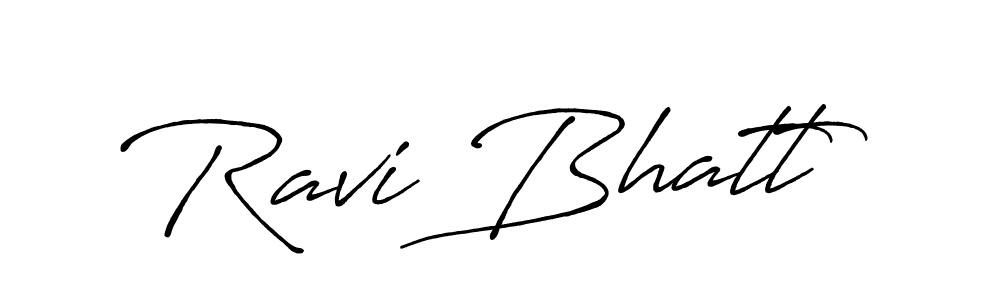 Also we have Ravi Bhatt name is the best signature style. Create professional handwritten signature collection using Antro_Vectra_Bolder autograph style. Ravi Bhatt signature style 7 images and pictures png