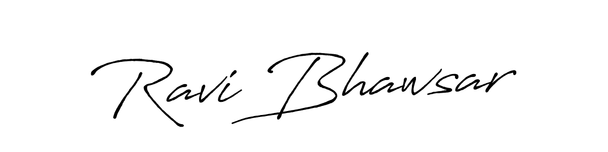 Use a signature maker to create a handwritten signature online. With this signature software, you can design (Antro_Vectra_Bolder) your own signature for name Ravi Bhawsar. Ravi Bhawsar signature style 7 images and pictures png