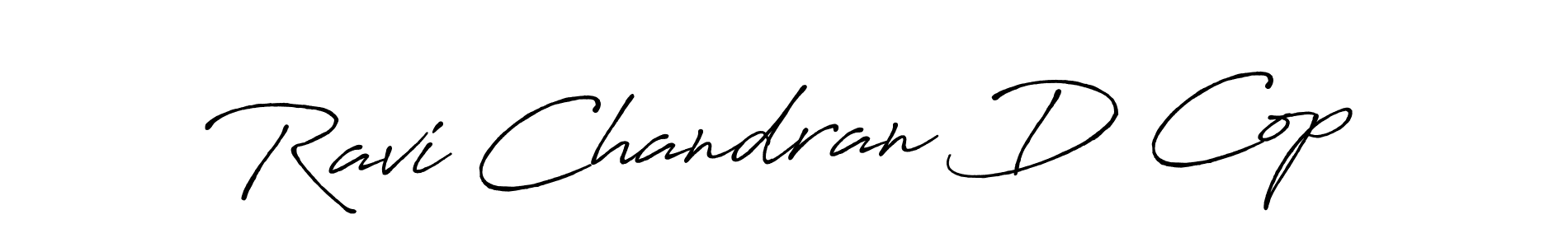 Ravi Chandran D Cop stylish signature style. Best Handwritten Sign (Antro_Vectra_Bolder) for my name. Handwritten Signature Collection Ideas for my name Ravi Chandran D Cop. Ravi Chandran D Cop signature style 7 images and pictures png