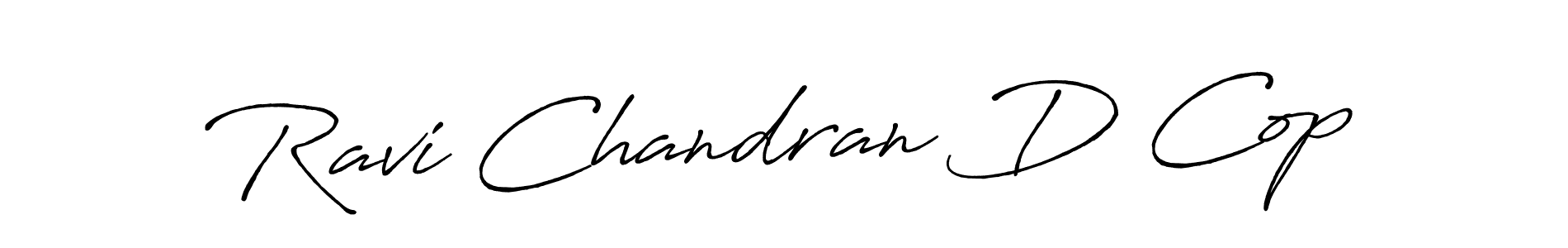 Antro_Vectra_Bolder is a professional signature style that is perfect for those who want to add a touch of class to their signature. It is also a great choice for those who want to make their signature more unique. Get Ravi Chandran D Cop name to fancy signature for free. Ravi Chandran D Cop signature style 7 images and pictures png