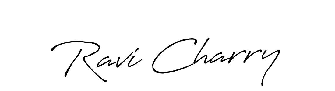 Similarly Antro_Vectra_Bolder is the best handwritten signature design. Signature creator online .You can use it as an online autograph creator for name Ravi Charry. Ravi Charry signature style 7 images and pictures png