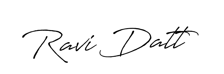 Use a signature maker to create a handwritten signature online. With this signature software, you can design (Antro_Vectra_Bolder) your own signature for name Ravi Datt. Ravi Datt signature style 7 images and pictures png