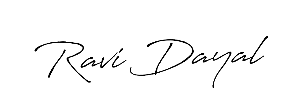 Ravi Dayal stylish signature style. Best Handwritten Sign (Antro_Vectra_Bolder) for my name. Handwritten Signature Collection Ideas for my name Ravi Dayal. Ravi Dayal signature style 7 images and pictures png