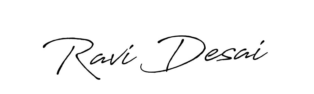 Make a beautiful signature design for name Ravi Desai. Use this online signature maker to create a handwritten signature for free. Ravi Desai signature style 7 images and pictures png