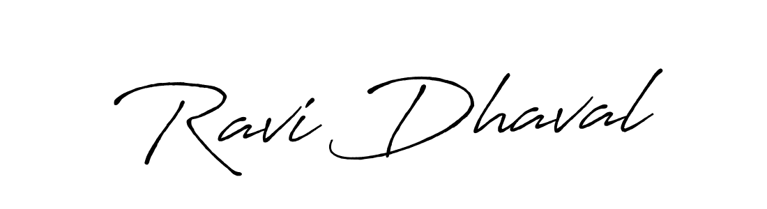 Design your own signature with our free online signature maker. With this signature software, you can create a handwritten (Antro_Vectra_Bolder) signature for name Ravi Dhaval. Ravi Dhaval signature style 7 images and pictures png