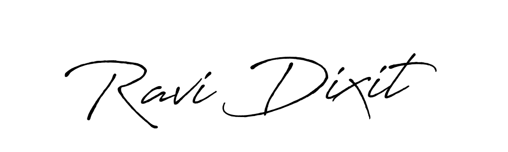 Design your own signature with our free online signature maker. With this signature software, you can create a handwritten (Antro_Vectra_Bolder) signature for name Ravi Dixit. Ravi Dixit signature style 7 images and pictures png