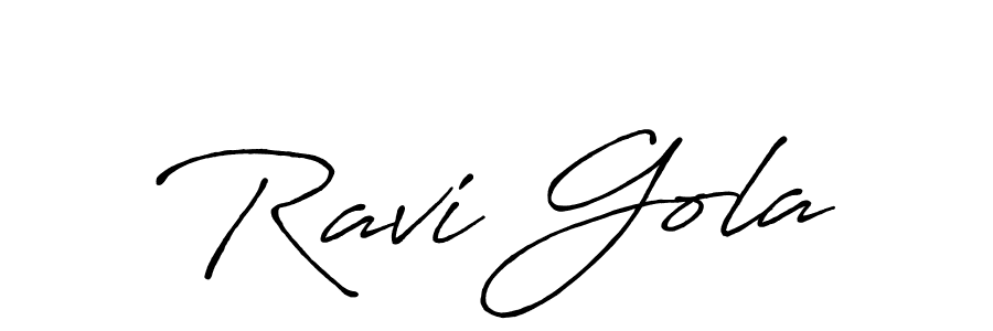 Make a beautiful signature design for name Ravi Gola. Use this online signature maker to create a handwritten signature for free. Ravi Gola signature style 7 images and pictures png