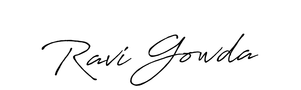 You can use this online signature creator to create a handwritten signature for the name Ravi Gowda. This is the best online autograph maker. Ravi Gowda signature style 7 images and pictures png