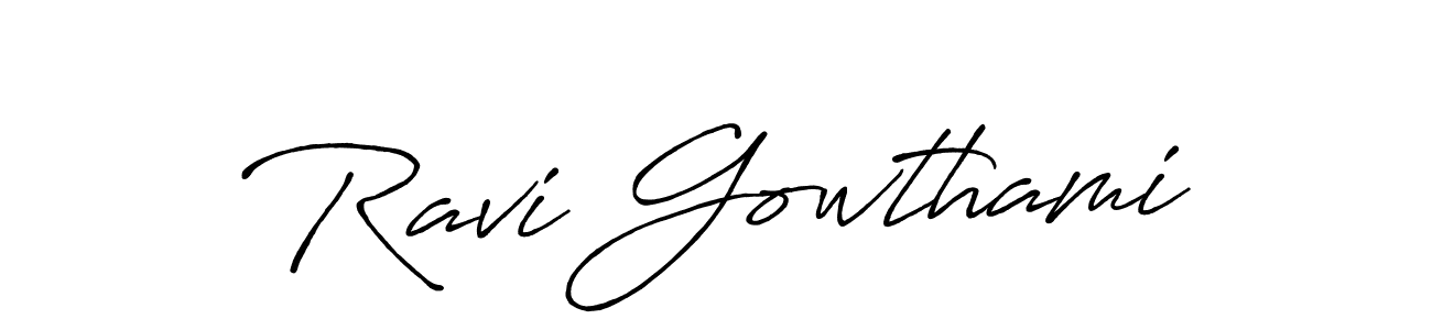 if you are searching for the best signature style for your name Ravi Gowthami. so please give up your signature search. here we have designed multiple signature styles  using Antro_Vectra_Bolder. Ravi Gowthami signature style 7 images and pictures png