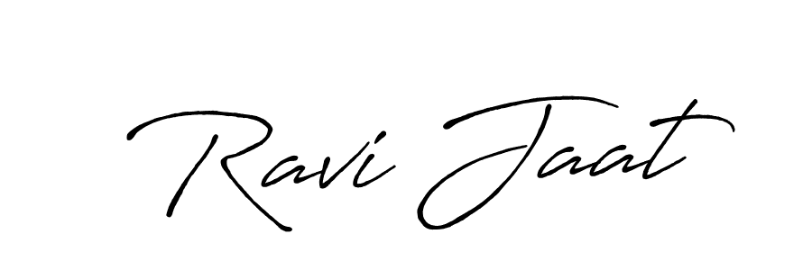 Use a signature maker to create a handwritten signature online. With this signature software, you can design (Antro_Vectra_Bolder) your own signature for name Ravi Jaat. Ravi Jaat signature style 7 images and pictures png