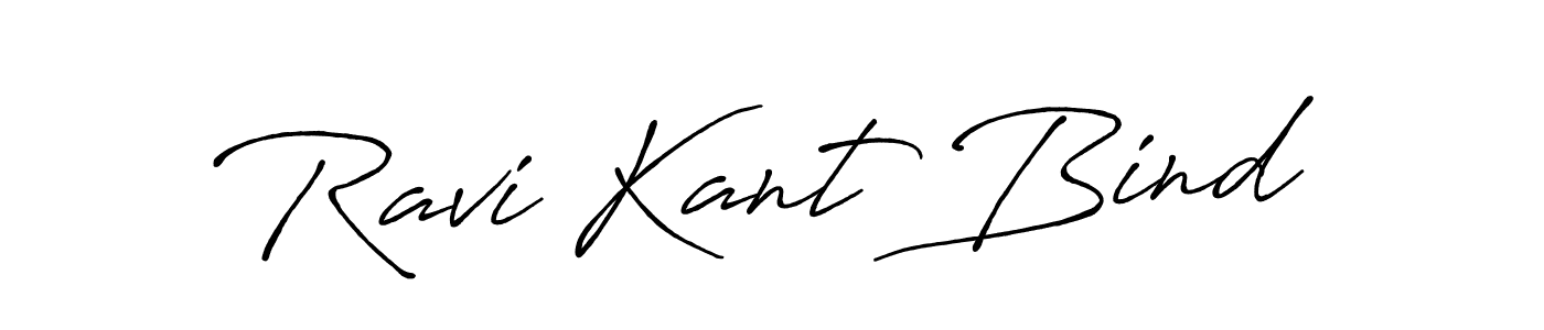 Also we have Ravi Kant Bind name is the best signature style. Create professional handwritten signature collection using Antro_Vectra_Bolder autograph style. Ravi Kant Bind signature style 7 images and pictures png