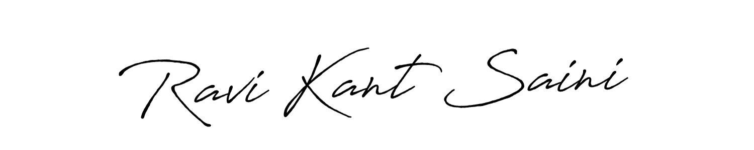 Antro_Vectra_Bolder is a professional signature style that is perfect for those who want to add a touch of class to their signature. It is also a great choice for those who want to make their signature more unique. Get Ravi Kant Saini name to fancy signature for free. Ravi Kant Saini signature style 7 images and pictures png