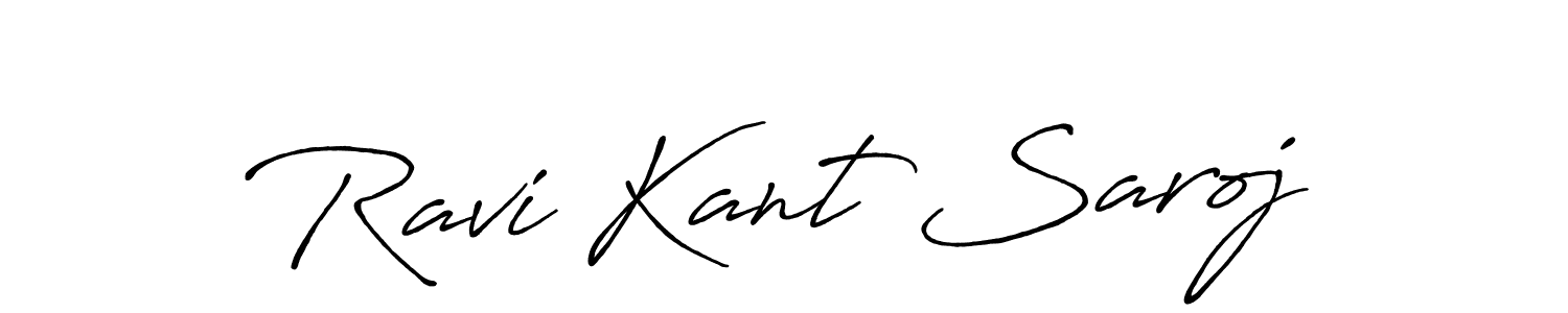 Ravi Kant Saroj stylish signature style. Best Handwritten Sign (Antro_Vectra_Bolder) for my name. Handwritten Signature Collection Ideas for my name Ravi Kant Saroj. Ravi Kant Saroj signature style 7 images and pictures png