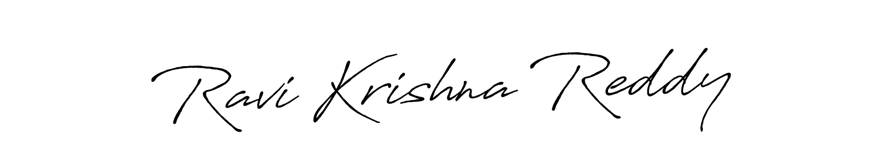 It looks lik you need a new signature style for name Ravi Krishna Reddy. Design unique handwritten (Antro_Vectra_Bolder) signature with our free signature maker in just a few clicks. Ravi Krishna Reddy signature style 7 images and pictures png