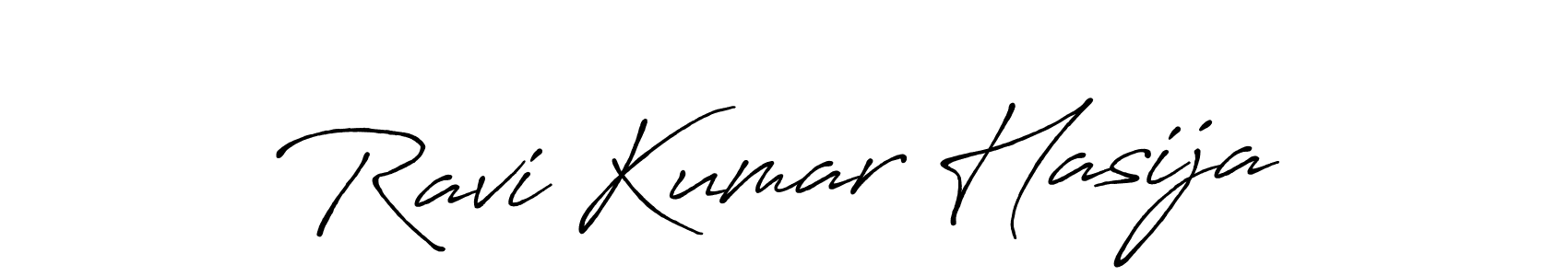 You should practise on your own different ways (Antro_Vectra_Bolder) to write your name (Ravi Kumar Hasija) in signature. don't let someone else do it for you. Ravi Kumar Hasija signature style 7 images and pictures png