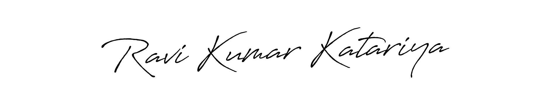 Make a beautiful signature design for name Ravi Kumar Katariya. Use this online signature maker to create a handwritten signature for free. Ravi Kumar Katariya signature style 7 images and pictures png