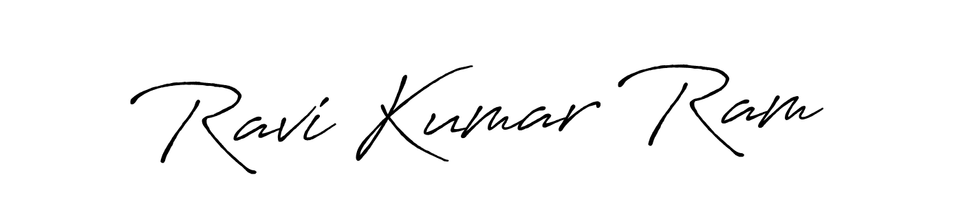 Also we have Ravi Kumar Ram name is the best signature style. Create professional handwritten signature collection using Antro_Vectra_Bolder autograph style. Ravi Kumar Ram signature style 7 images and pictures png
