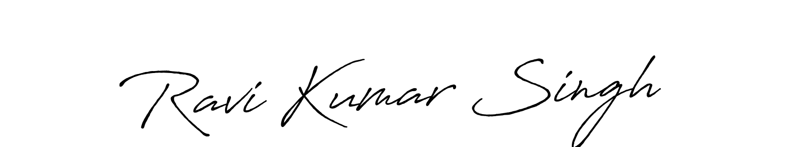 It looks lik you need a new signature style for name Ravi Kumar Singh. Design unique handwritten (Antro_Vectra_Bolder) signature with our free signature maker in just a few clicks. Ravi Kumar Singh signature style 7 images and pictures png