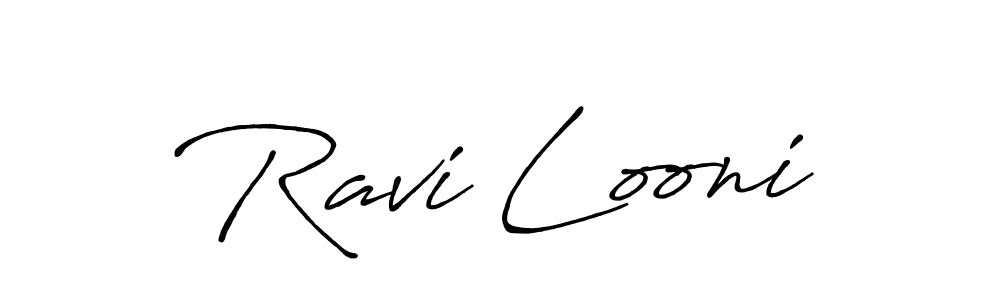 Once you've used our free online signature maker to create your best signature Antro_Vectra_Bolder style, it's time to enjoy all of the benefits that Ravi Looni name signing documents. Ravi Looni signature style 7 images and pictures png