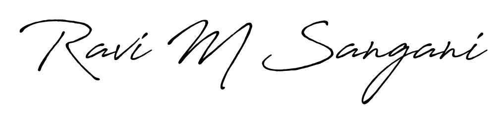 Try this chic Ravi M Sangani handwritten sign style. Using Antro_Vectra_Bolder font elements, it gives your name a sleek, memorable identity. Ravi M Sangani signature style 7 images and pictures png