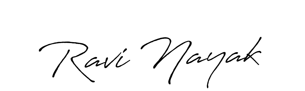 Ravi Nayak stylish signature style. Best Handwritten Sign (Antro_Vectra_Bolder) for my name. Handwritten Signature Collection Ideas for my name Ravi Nayak. Ravi Nayak signature style 7 images and pictures png