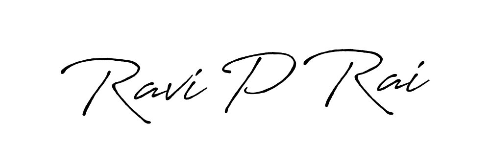 Also we have Ravi P Rai name is the best signature style. Create professional handwritten signature collection using Antro_Vectra_Bolder autograph style. Ravi P Rai signature style 7 images and pictures png