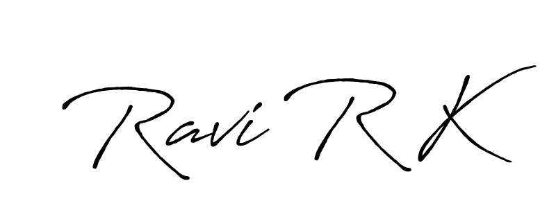 Similarly Antro_Vectra_Bolder is the best handwritten signature design. Signature creator online .You can use it as an online autograph creator for name Ravi R K. Ravi R K signature style 7 images and pictures png