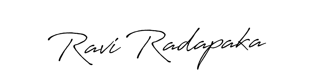 Antro_Vectra_Bolder is a professional signature style that is perfect for those who want to add a touch of class to their signature. It is also a great choice for those who want to make their signature more unique. Get Ravi Radapaka name to fancy signature for free. Ravi Radapaka signature style 7 images and pictures png