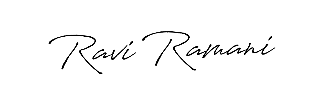 You should practise on your own different ways (Antro_Vectra_Bolder) to write your name (Ravi Ramani) in signature. don't let someone else do it for you. Ravi Ramani signature style 7 images and pictures png