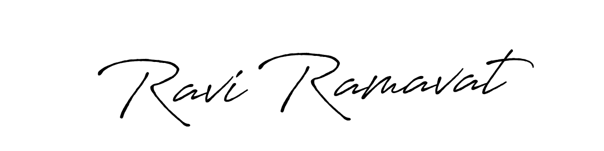 Similarly Antro_Vectra_Bolder is the best handwritten signature design. Signature creator online .You can use it as an online autograph creator for name Ravi Ramavat. Ravi Ramavat signature style 7 images and pictures png