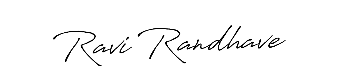 How to make Ravi Randhave signature? Antro_Vectra_Bolder is a professional autograph style. Create handwritten signature for Ravi Randhave name. Ravi Randhave signature style 7 images and pictures png