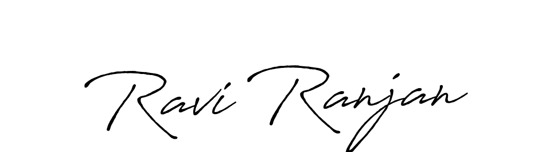 Create a beautiful signature design for name Ravi Ranjan. With this signature (Antro_Vectra_Bolder) fonts, you can make a handwritten signature for free. Ravi Ranjan signature style 7 images and pictures png