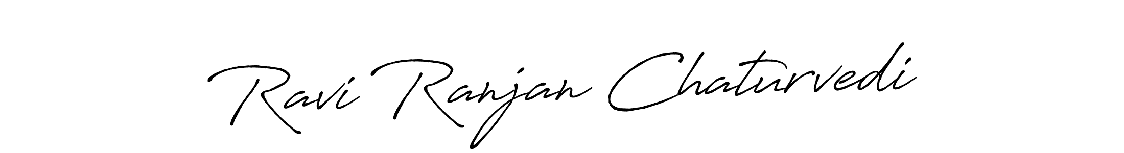 How to make Ravi Ranjan Chaturvedi signature? Antro_Vectra_Bolder is a professional autograph style. Create handwritten signature for Ravi Ranjan Chaturvedi name. Ravi Ranjan Chaturvedi signature style 7 images and pictures png