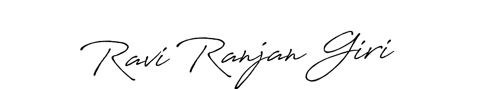 Make a beautiful signature design for name Ravi Ranjan Giri. With this signature (Antro_Vectra_Bolder) style, you can create a handwritten signature for free. Ravi Ranjan Giri signature style 7 images and pictures png