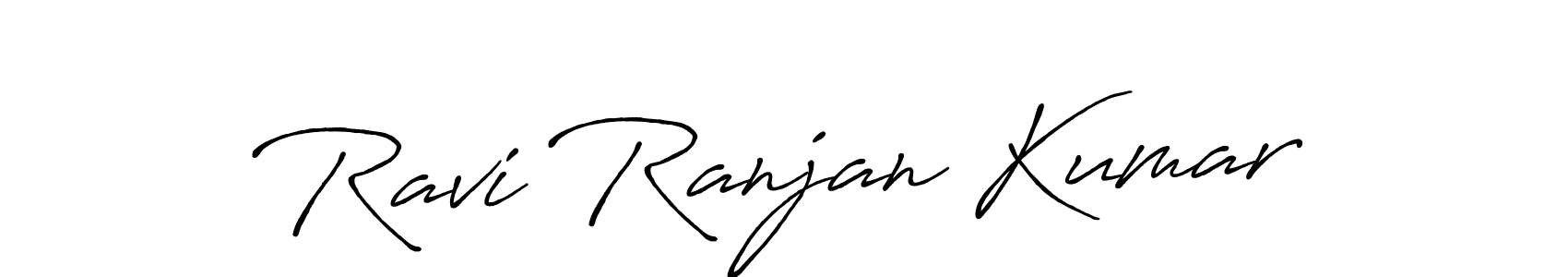 Use a signature maker to create a handwritten signature online. With this signature software, you can design (Antro_Vectra_Bolder) your own signature for name Ravi Ranjan Kumar. Ravi Ranjan Kumar signature style 7 images and pictures png