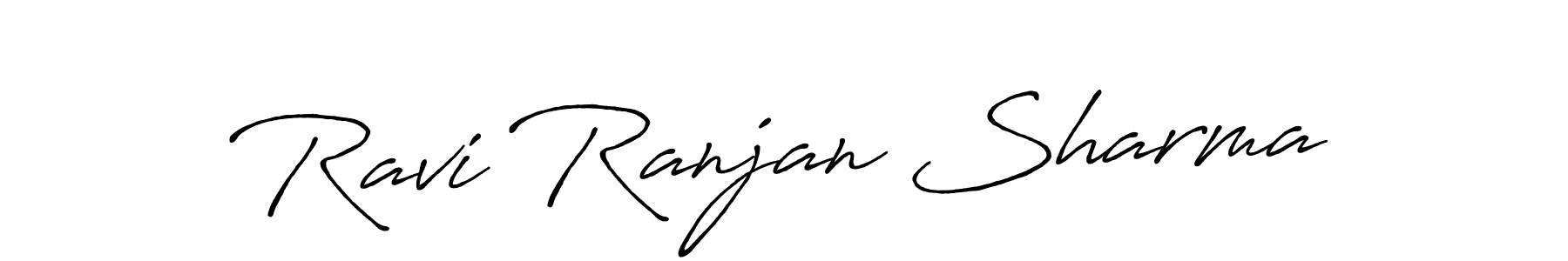 How to make Ravi Ranjan Sharma signature? Antro_Vectra_Bolder is a professional autograph style. Create handwritten signature for Ravi Ranjan Sharma name. Ravi Ranjan Sharma signature style 7 images and pictures png