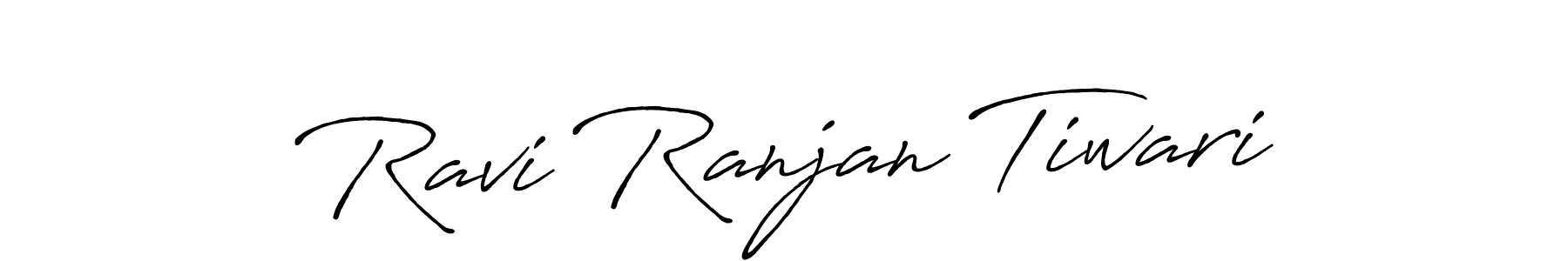 How to make Ravi Ranjan Tiwari signature? Antro_Vectra_Bolder is a professional autograph style. Create handwritten signature for Ravi Ranjan Tiwari name. Ravi Ranjan Tiwari signature style 7 images and pictures png