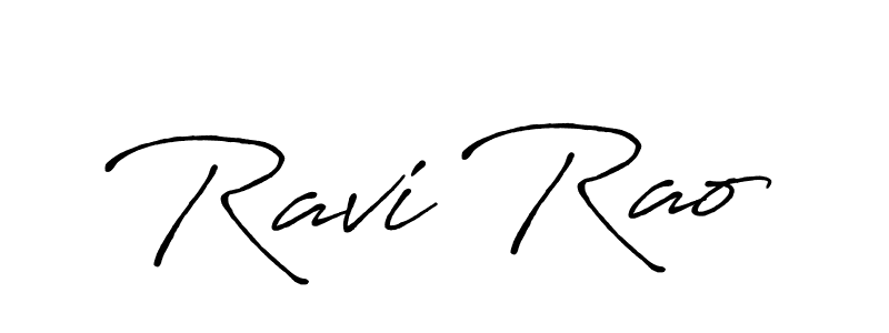 Use a signature maker to create a handwritten signature online. With this signature software, you can design (Antro_Vectra_Bolder) your own signature for name Ravi Rao. Ravi Rao signature style 7 images and pictures png