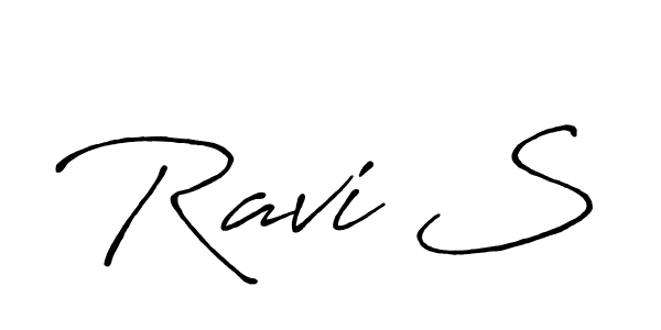 Make a beautiful signature design for name Ravi S. Use this online signature maker to create a handwritten signature for free. Ravi S signature style 7 images and pictures png